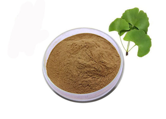 China Food Grade Nutritional Brown Ginkgo Biloba Leaf Extract Powder supplier